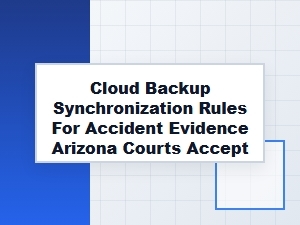 Arizona Accepts Cloud Backup Sync for Accident Evidence
