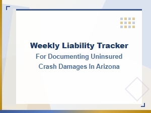 Track Uninsured Crash Damage Evidence Weekly in Arizona