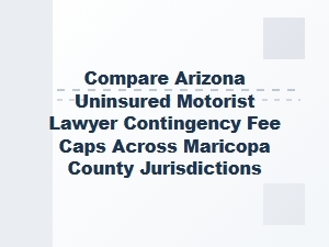 Compare Maricopa Uninsured Motorist Contingency Fees